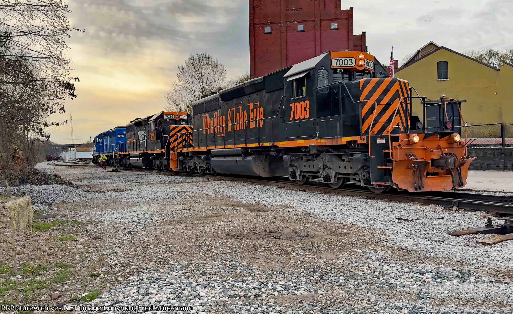 WE 7003 has come from the yard.
